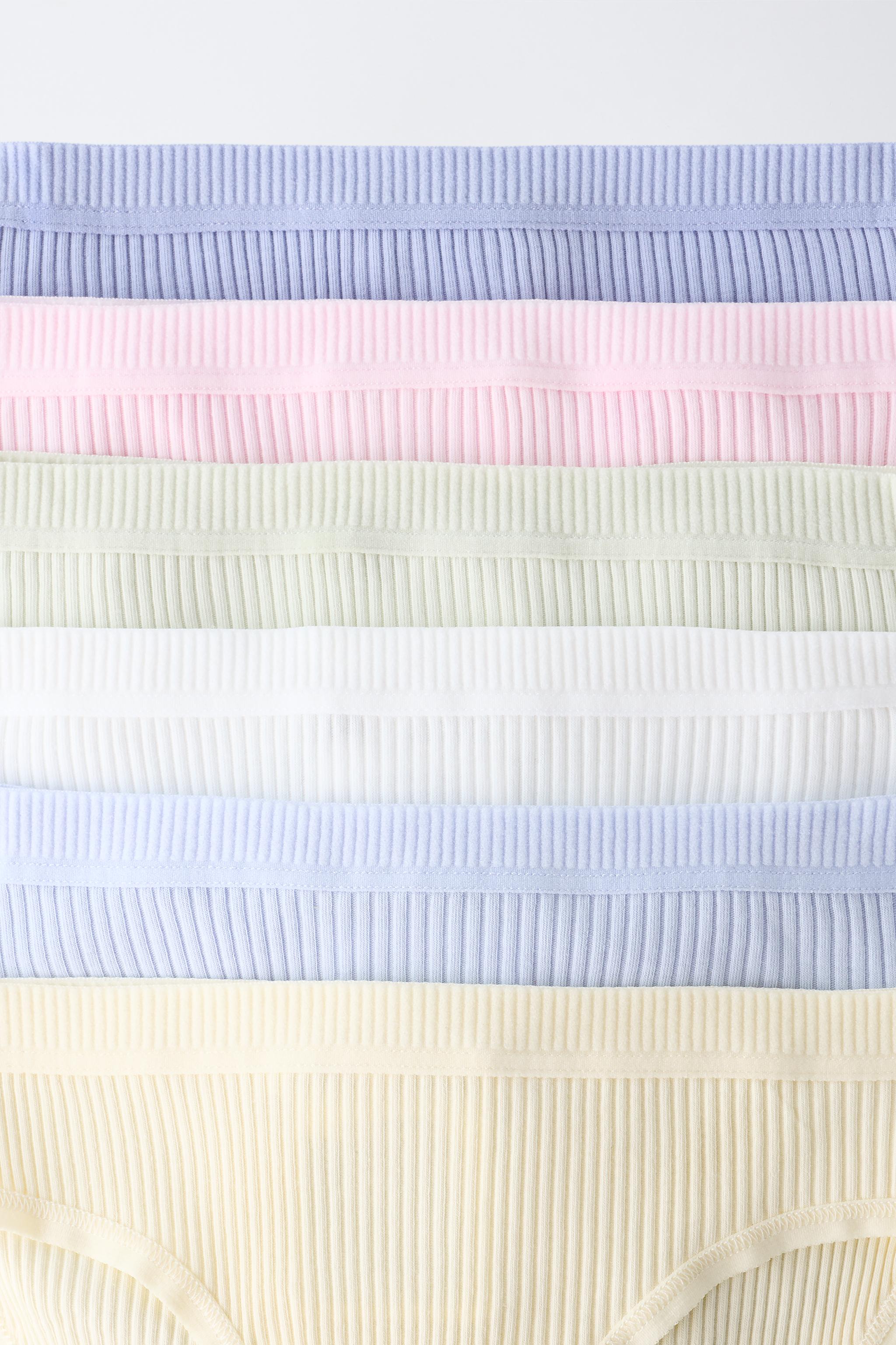 AGES 6-14 / SIX-PACK OF RIBBED UNDERWEAR